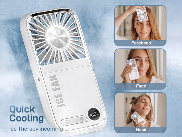 portable fan rechargeable personal fan neck fan usb fan mini handheld fans small desk fan foldable