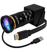 ELP 4K USB3.0 HDMI USB Camera Manual Zoom Webcam 4K 60fps PC Camera Mini Close-up Camera for Comp...