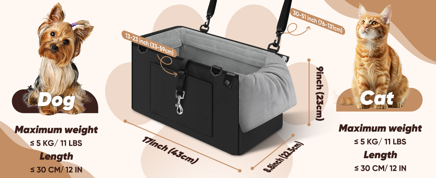 dog car seat for small dogs