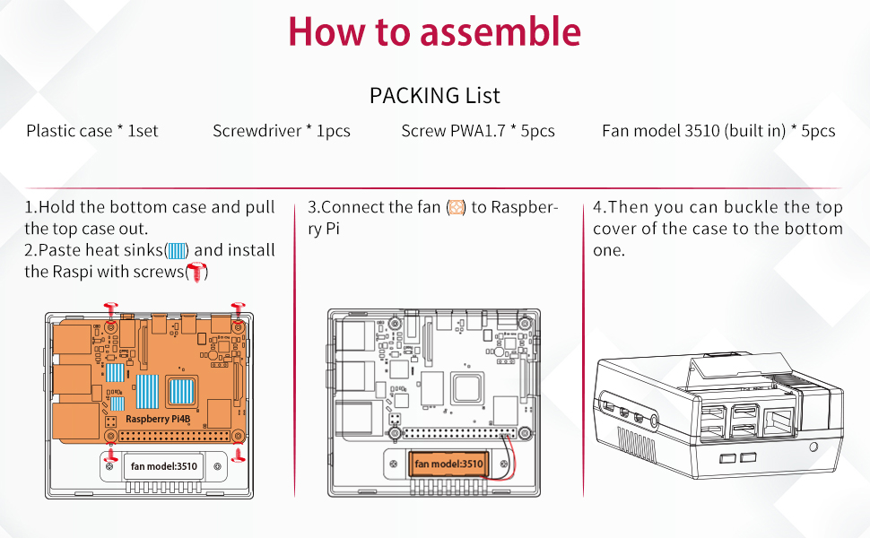 raspberry pi case with fan