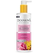 Dickinson's Original Witch Hazel Hydrating Gel Facial Cleanser with Rose Water, 12 Fl Oz, For Nor...