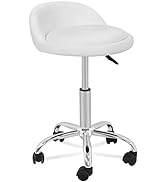 HomGarden Adjustable Hydraulic Rolling Swivel Stool for Massage Salon Office Facial Spa Medical T...