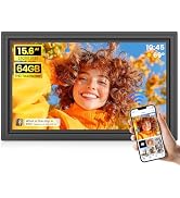 64GB 15.6" Large Digital Picture Frame, Uhale WiFi Electronic Photo Frames with 1920 x 1080 FHD I...
