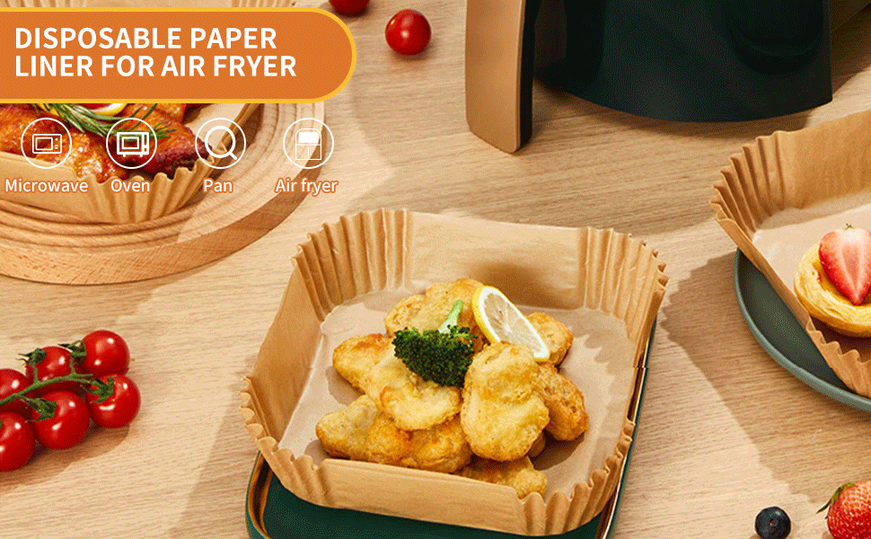 Air Fryer Liners Disposable Square