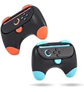 HEATFUN Switch 2 Controller Grips, Ergonomic Handles for Switch 2 Joy-Con, Anti-Slip & Lightweigh...