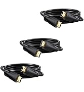 DoroJepi 8K HDMI Cable 6FT 3 Pack, Ultra High Speed HDMI Cable 2.1 Supports 8K@60Hz, 4K@120Hz, 48...