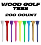 Izzo Wood Golf Tees (200 Pack)