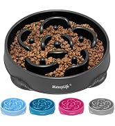 MateeyLife Large Slow Feeder Dog Bowls, Anti-Choking Puzzle Dog Food Bowls, Non Slip Interactive ...