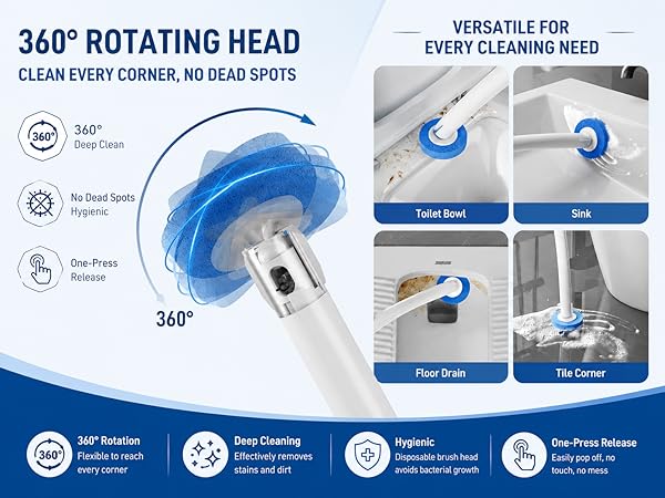 toilet brush and holder set