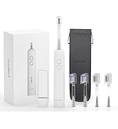 Electric Toothbrush for Adults 60° Sweep Vibration Sonic-Rechargeable Travel Tooth Brush,40000VPM...