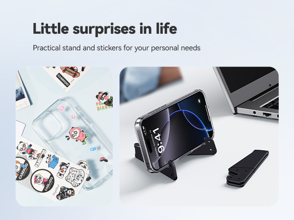 iphone 16 pro max case stand and stikers