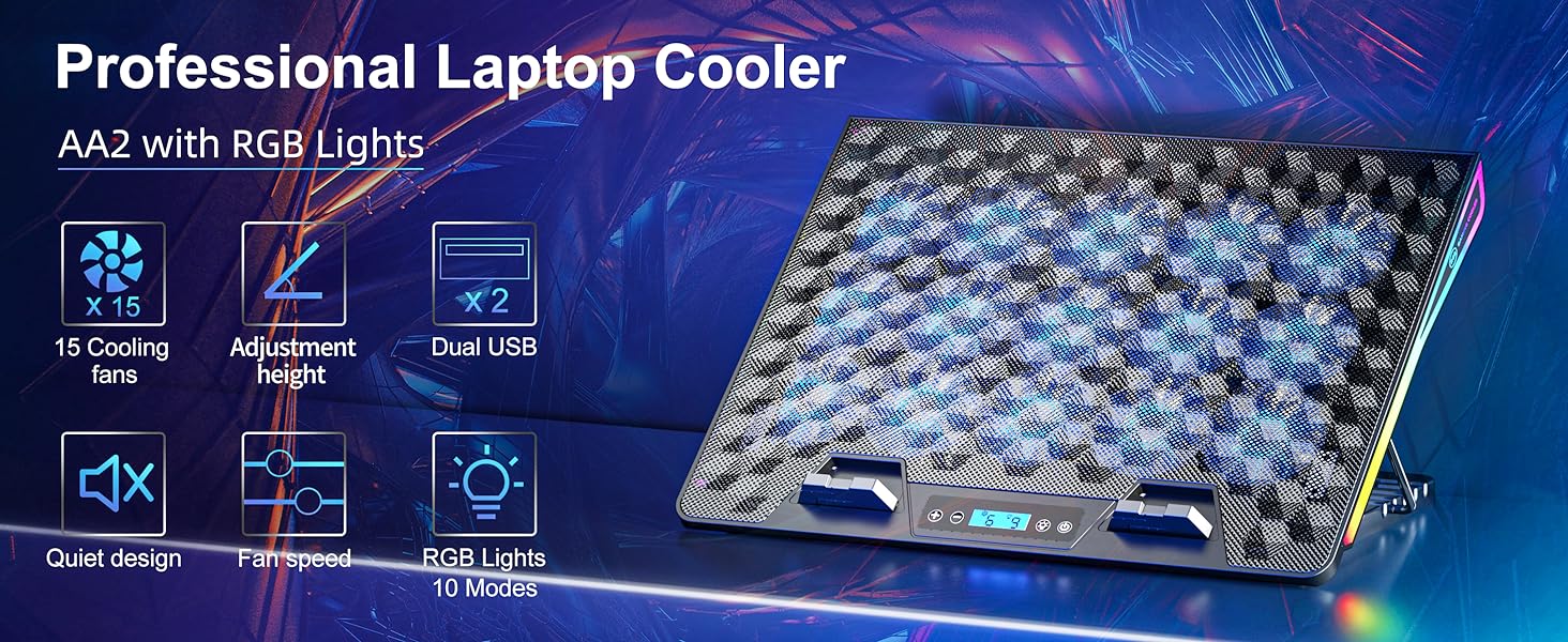 aicheson AA2 laptop stand with fan