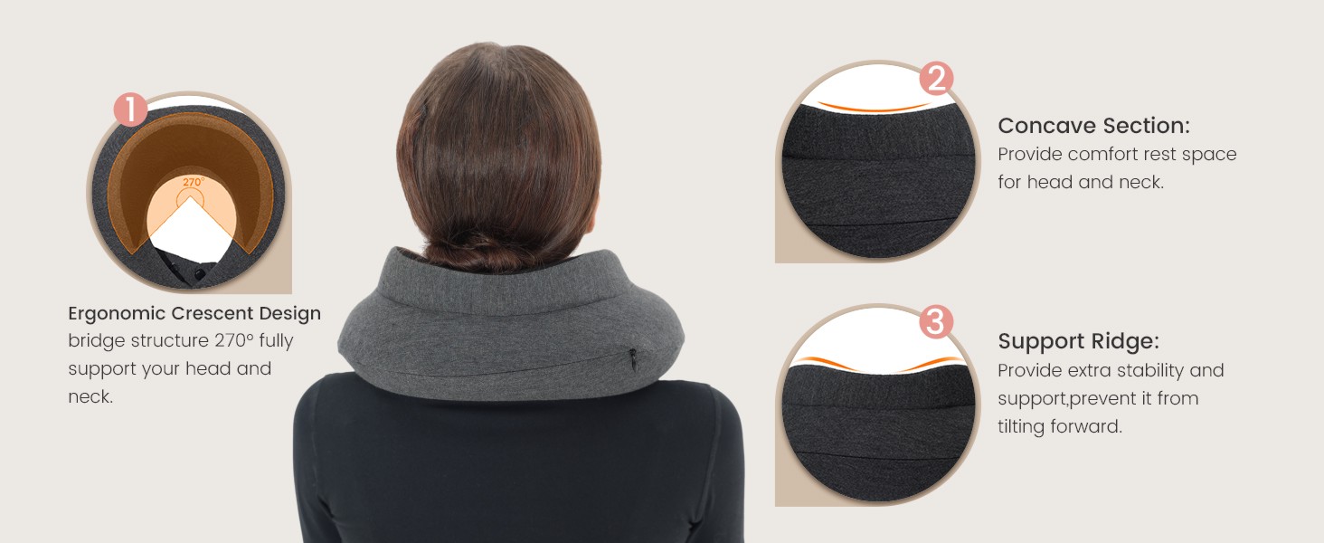 Inflatable Travel Pillow Airplane Pillow