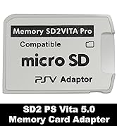 Funturbo Ultimate Version SD2Vita 5.0 Memory Card Adapter, PS Vita PSVSD Micro SD Adapter PSV 100...