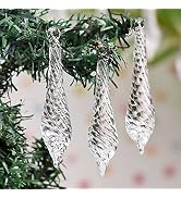Indian Shelf 20 Pieces Chandelier Icicle Crystal Prisms | Chandelier Replacement Parts | Clear Ch...