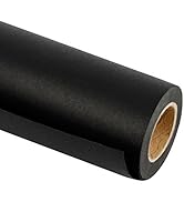 RUSPEPA Black Kraft Paper Roll - 18 inches x 100 feet - Recyclable Paper Perfect for for Crafts, ...