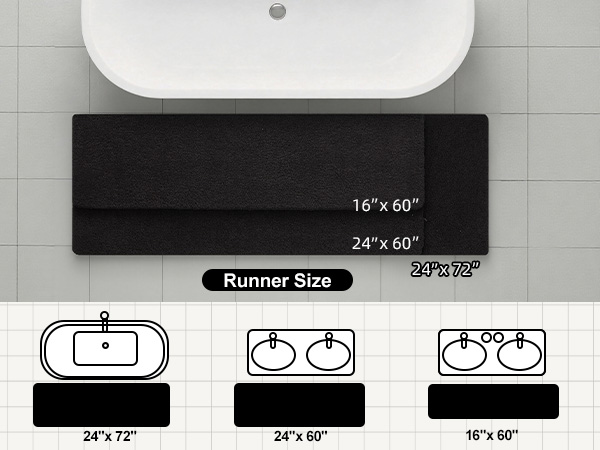 bath rug runner