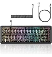 ATTACK SHARK X65 HE 60% Wired Magnetic Keyboard with Adjustable Actuation,8000 Hz Polling Rate,Ha...