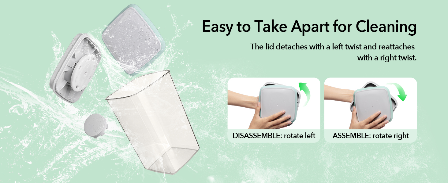 easy cleaning container