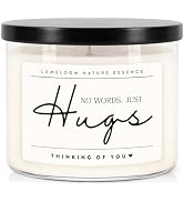 LUMELOOM Sympathy Gifts for Loss of Loved One, Memorial Gifts, 14.5oz, Large 3-Wick Lavender Scen...