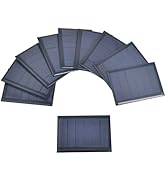 10pcs Epoxy Polycrystalline Solar Cell Panel 3V 100mA Mini Solar Panel 65mm x 48mm/2.56" x 1.89" ...