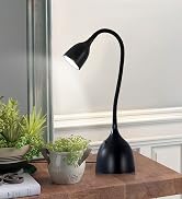 EJIAXIN Gooseneck Desk Lamp 360° LED Flexible Reading Light Small Desk Lamps for Small Spaces Hom...