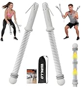 Ropeless Battle Ropes Adjustable Weight, Portable Cordless Battle Ropes for Home Gym with Storage...