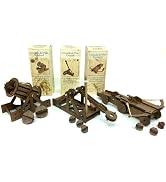 PATHFINDERS Leonardo Da Vinci weapons mini model kits catapult crossbow bombard set of 3 Engineer...