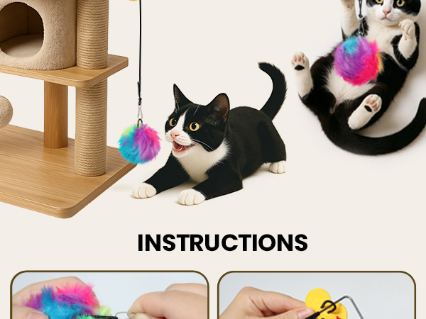 cat toys for bored indoor adult cats