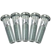 Mysttoo 5PCS M12x1.50 Wheel Studs Lug Stud Bolt Compatible with Honda Accord Clarity CR-V Element...