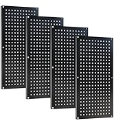 Chinrose Metal Pegboard Storage System, Garage Wall Organizer, Tool Storage Panels for Workbench ...