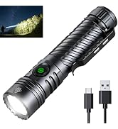 Nevinkin Rechargeable LED Flashlight-2200LM High Lumen Portable EDC Flashlight,Tactical Flash Lig...
