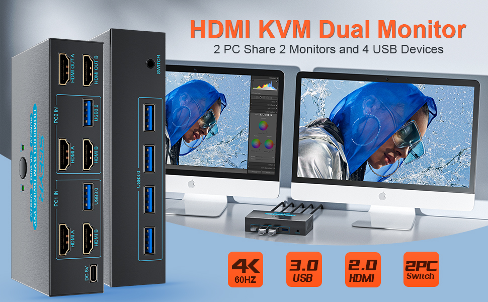 kvm switch dual monitor
