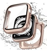 Zumyzu 2 in 1 Waterproof Case Compatible with Apple Watch 42mm Series 10 with Tempered Glass Scre...