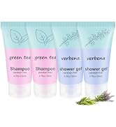 fafortune Travel Body Wash and Shampoo Bulk 0.7fl Oz,Travel Size Shower Gel Set,Small Mini Body W...