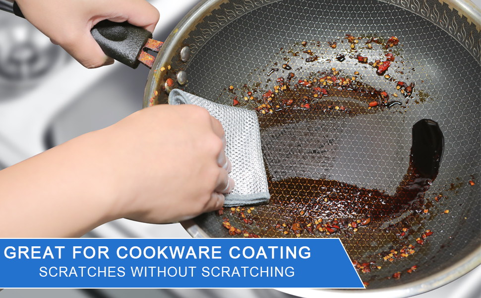 wire dishwashing rag non scratch wire dishcloth dish cloths for washing dishes