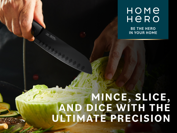 Home Hero's Santoku Knife, Kitchen Knife