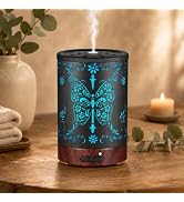 Metal Essential Oils Diffuser 150ML for Women Mom Grandma Wife, Aromatherapy Diffuser Cool Mist H...