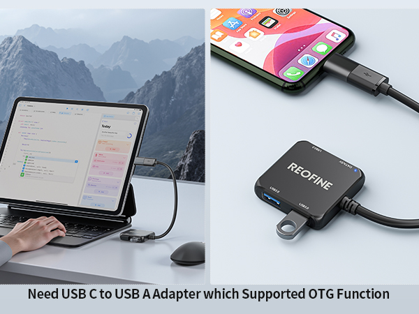 USB 3.0 Hub, 4 Port USB Hub Splitter,Portable USB Adapter
