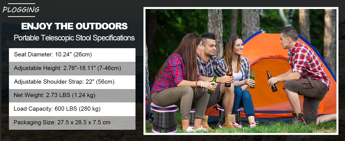 collapsible stool,portable chair,folding stools for adults portable,camping stool