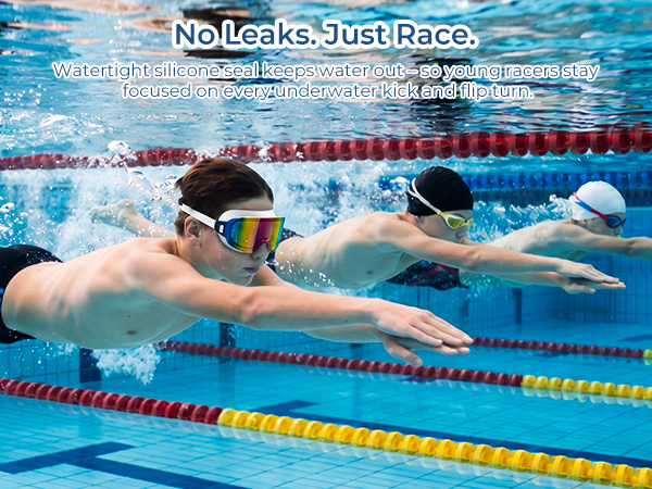Youth swim goggles boys girls