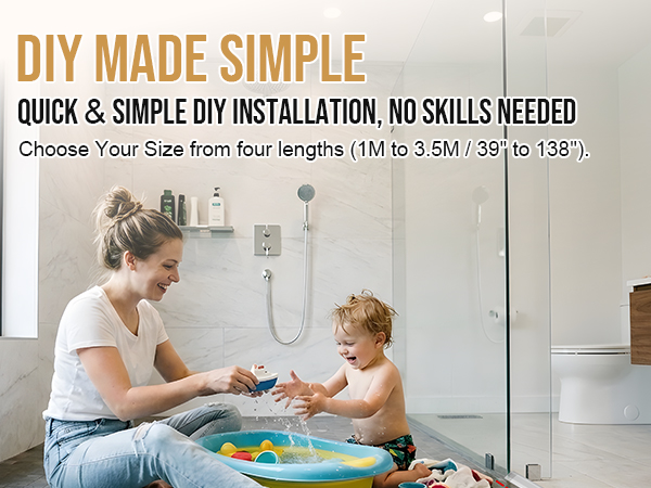 Quick & simple DIY installation, no skills needed