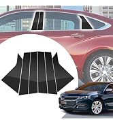 SKYLOTEC Window Pillar Cover Stickers for Chevy Impala 2014-2020 | for Chevrolet Impala Accessori...