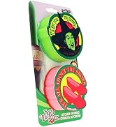 ICUP Wizard of Oz Kitchen Sponge Set of 2, Multi Layer Non Scratch Scrubber with Scouring Pad, Du...
