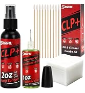SBGGRL CLP Gun Oil Cleaner & Lubricant Kit - Universal Gun Cleaning Set with 2oz Spray & 1oz Need...