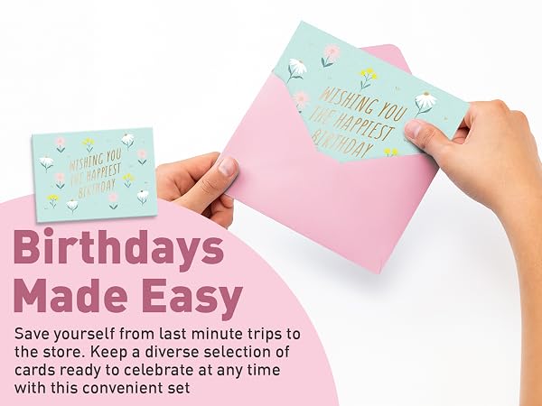 blank birthday cards with envelopes bulk birthday card assortment pack variety of birthday cards