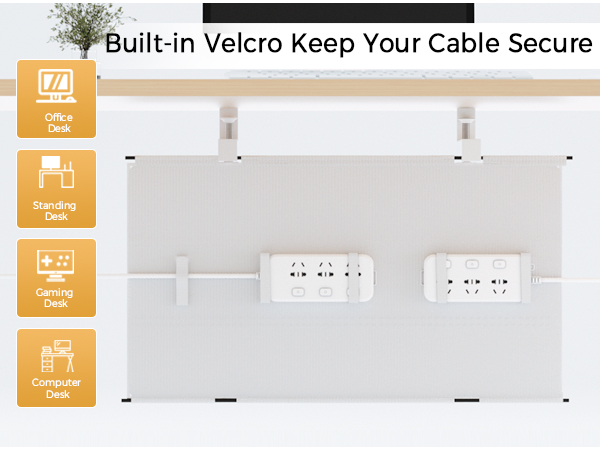 office desk accessories standing desk cable management cable management net hide cords desk basket