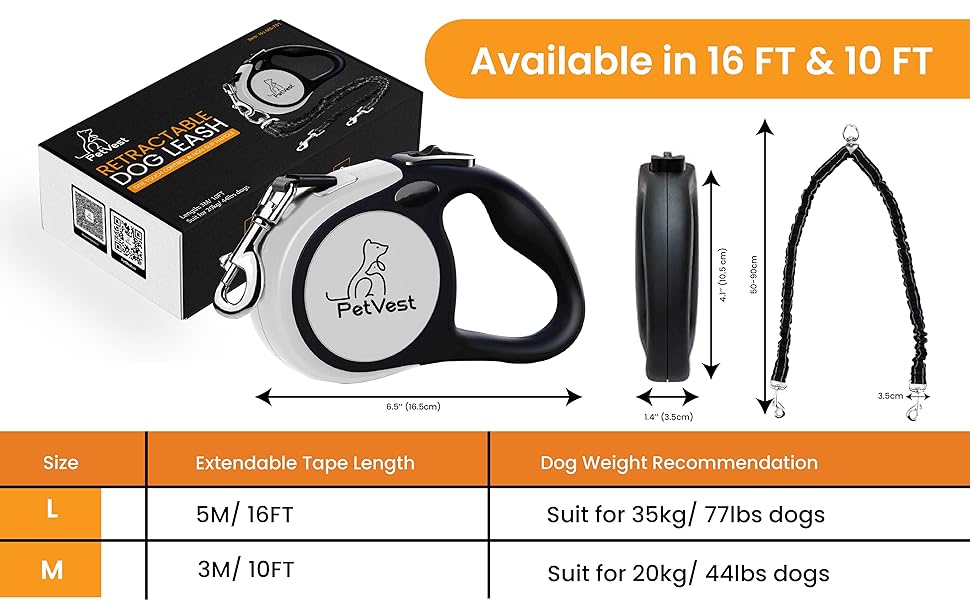 Dual Retractable Dog Leash