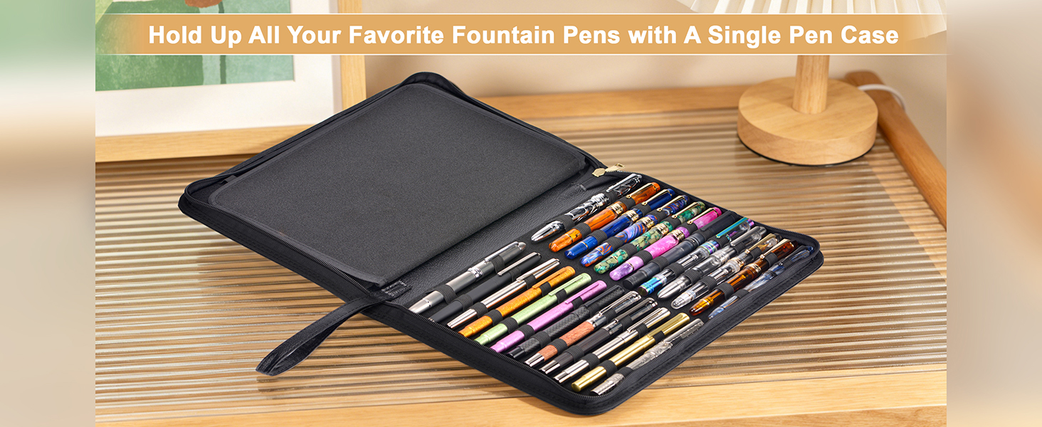 48 PU Pen Case