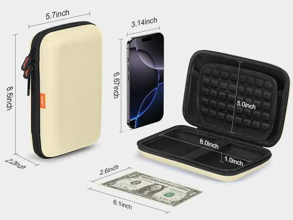 beige large case